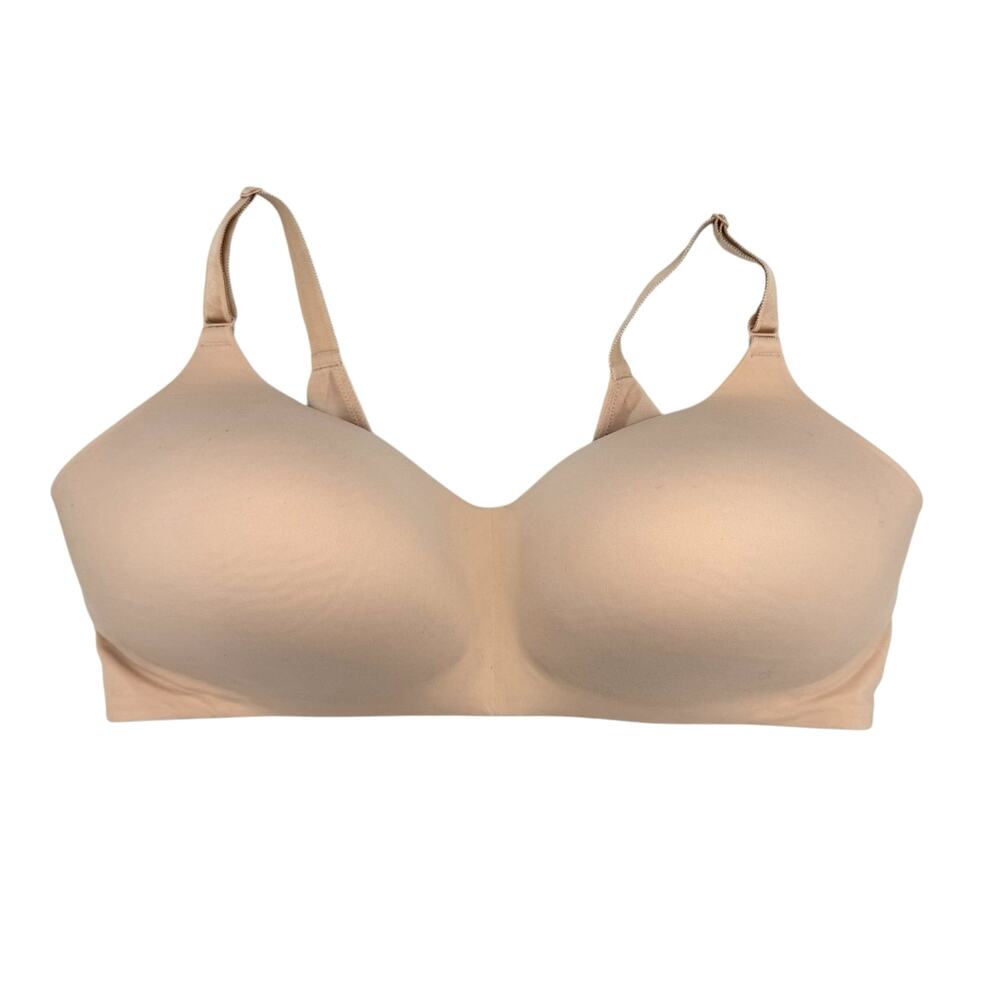 Torrid Curve 42F Neutral Beige Wire Free Wireless Everyday Comfortable Bra
